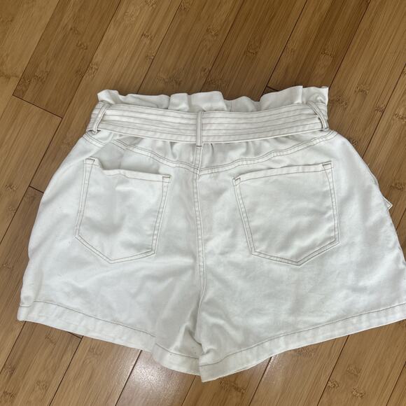 Sam Edelman Cotton Utility Shorts W/ Belt Weekend Ready Summer Vibes Size 32 - Picture 3 of 5